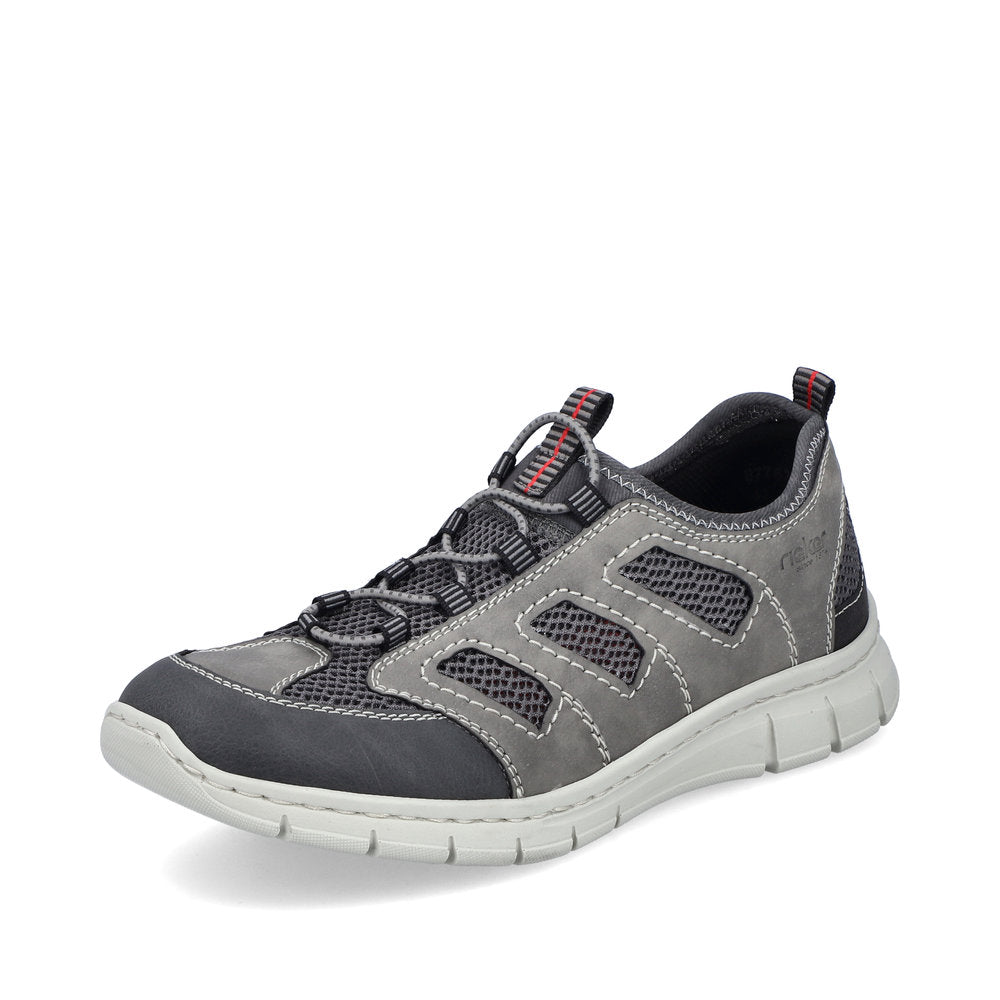 Rieker Men's Bungee Tie Sneaker