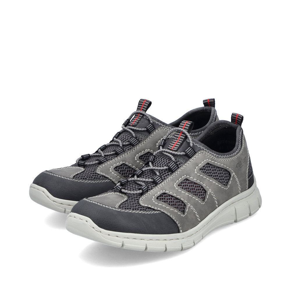 Rieker Men's Bungee Tie Sneaker
