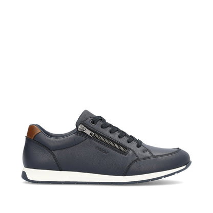 Rieker Men's Zip Side Lace Up Sneaker