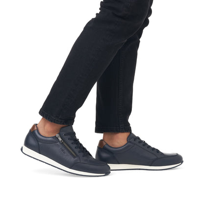 Rieker Men's Zip Side Lace Up Sneaker