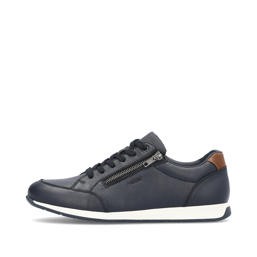 Rieker Men's Zip Side Lace Up Sneaker