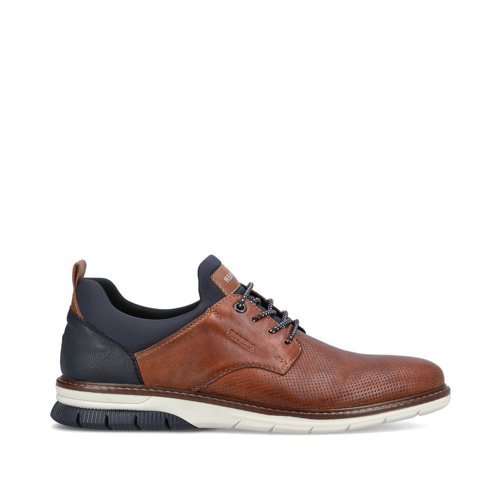 Rieker Men's Leather Neoprene Lace Up Casual