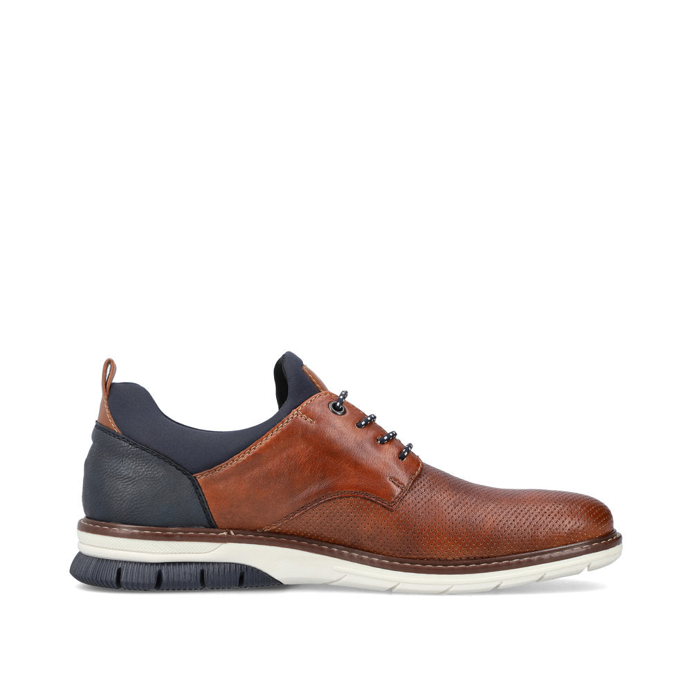 Rieker Men's Leather Neoprene Lace Up Casual