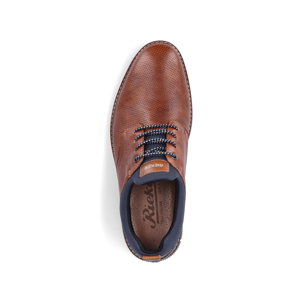 Rieker Men's Leather Neoprene Lace Up Casual