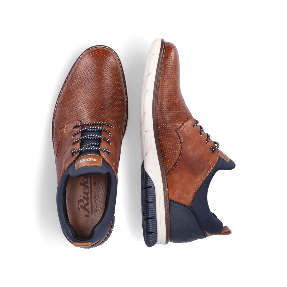 Rieker Men's Leather Neoprene Lace Up Casual