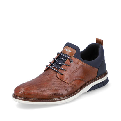 Rieker Men's Leather Neoprene Lace Up Casual