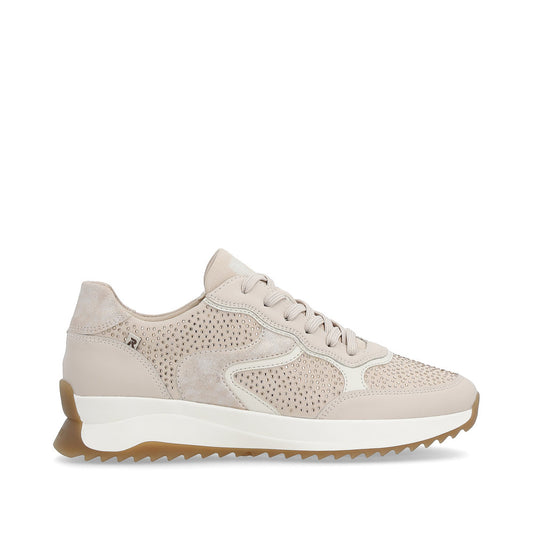 Rieker Evolution Ladies Crystal Trim Lace Up Sneaker