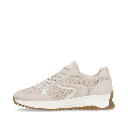 Rieker Evolution Ladies Crystal Trim Lace Up Sneaker