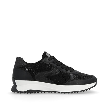 Rieker Evolution Ladies Crystal Trim Lace Sneaker