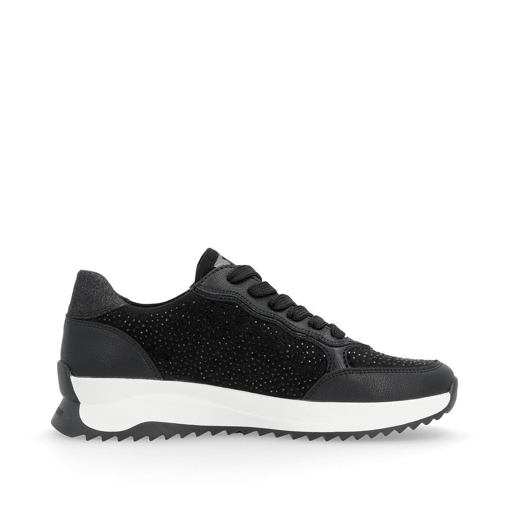 Rieker Evolution Ladies Crystal Trim Lace Sneaker