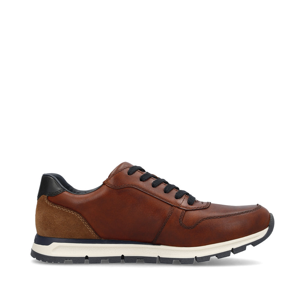 Rieker Men’s Lace Up Leather Sneaker
