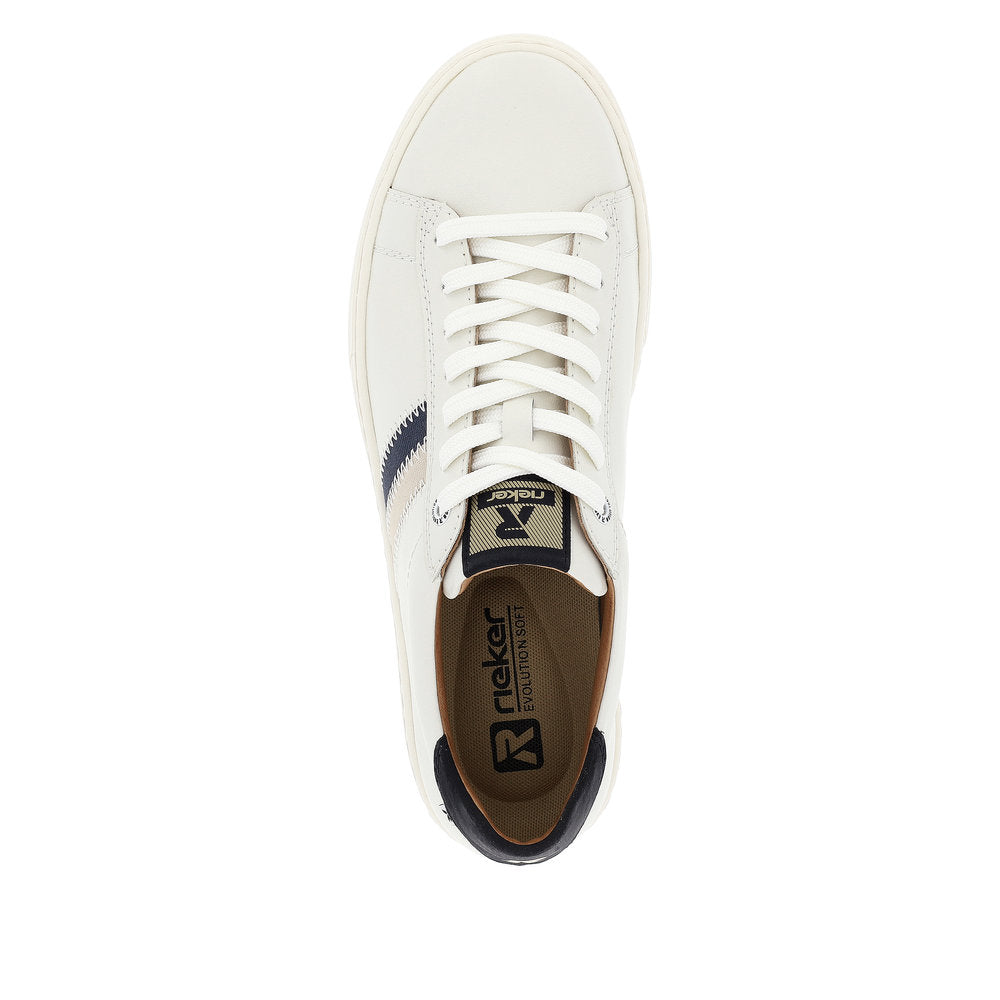 Rieker Evolution Men’s Stripe Trim Lace Up Sneaker