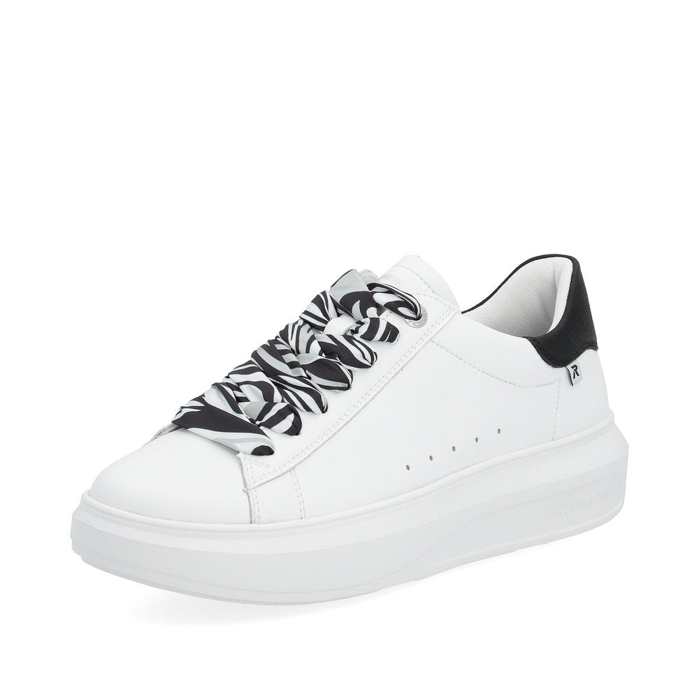 Rieker Evolution Ladies Contrast Lace Sneaker