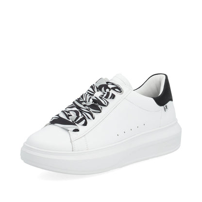 Rieker Evolution Ladies Contrast Lace Sneaker