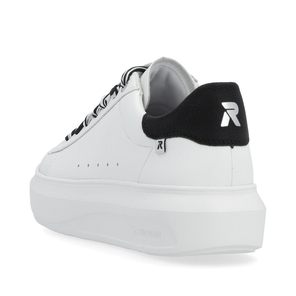 Rieker Evolution Ladies Contrast Lace Sneaker