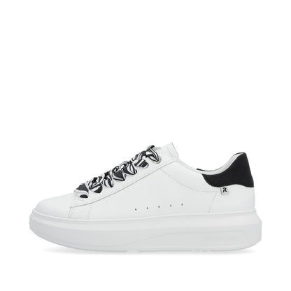 Rieker Evolution Ladies Contrast Lace Sneaker