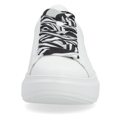 Rieker Evolution Ladies Contrast Lace Sneaker