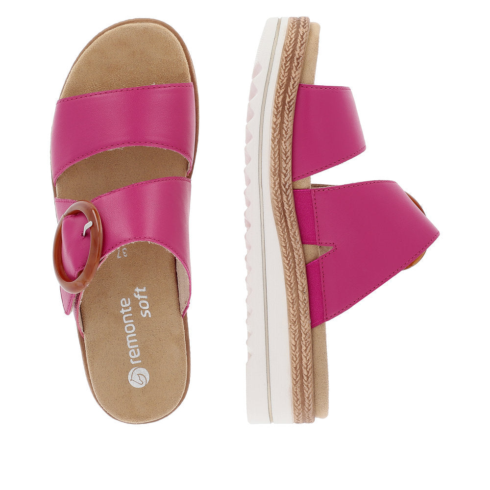 Remonte Ladies Lugano Strap And Buckle Mule Sandal