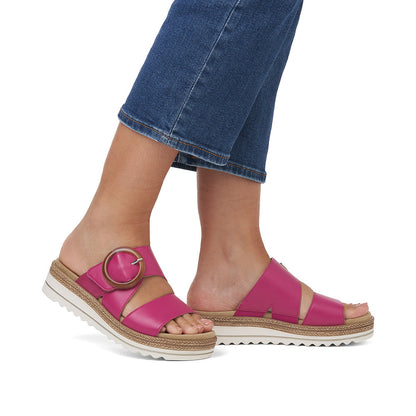 Remonte Ladies Lugano Strap And Buckle Mule Sandal