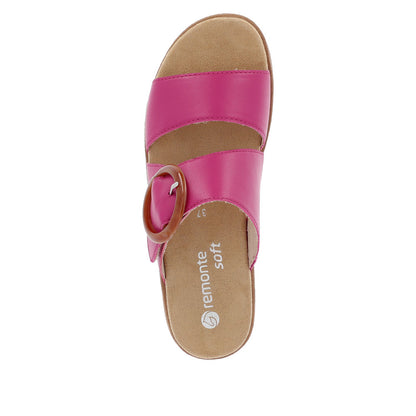 Remonte Ladies Lugano Strap And Buckle Mule Sandal