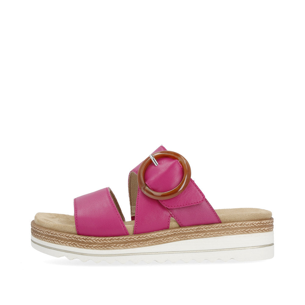 Remonte Ladies Lugano Strap And Buckle Mule Sandal