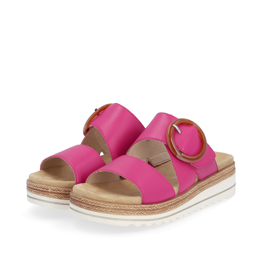 Remonte Ladies Lugano Strap And Buckle Mule Sandal