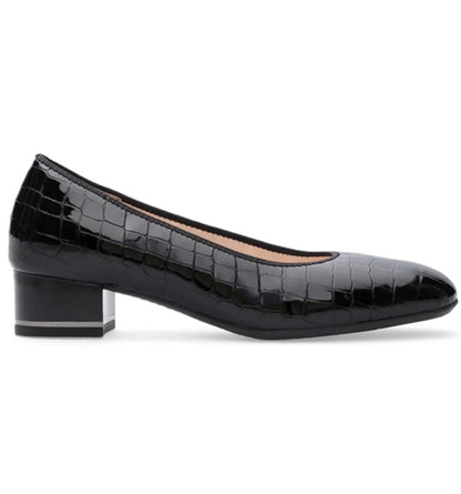 Ara Ladies Graz Croco Court Shoe