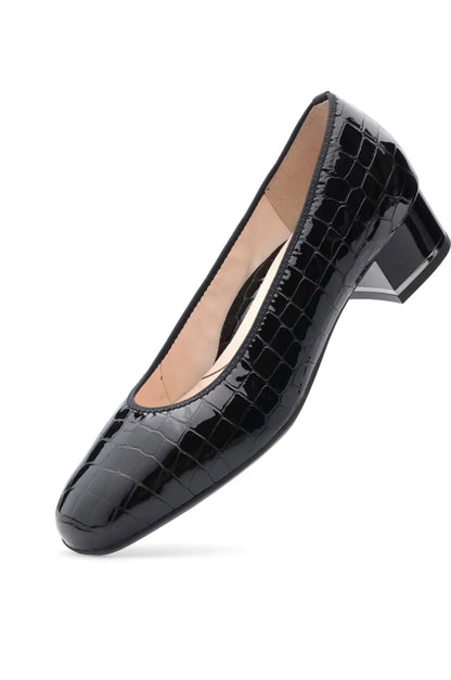 Ara Ladies Graz Croco Court Shoe