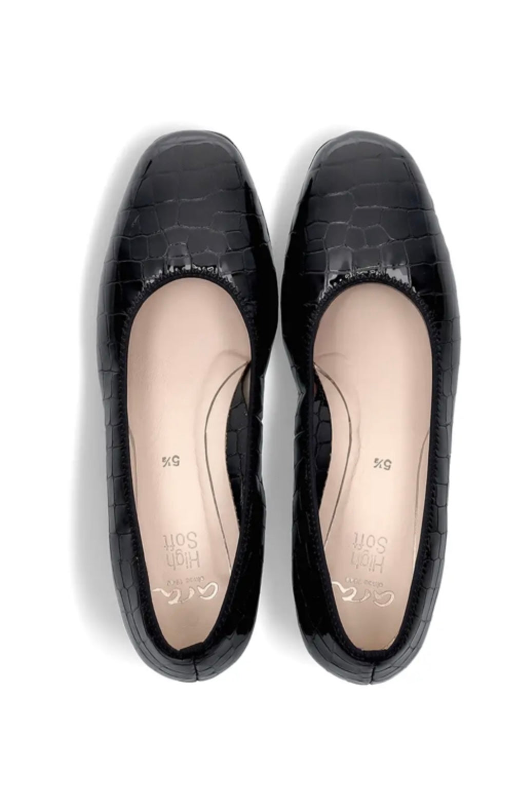 Ara Ladies Graz Croco Court Shoe