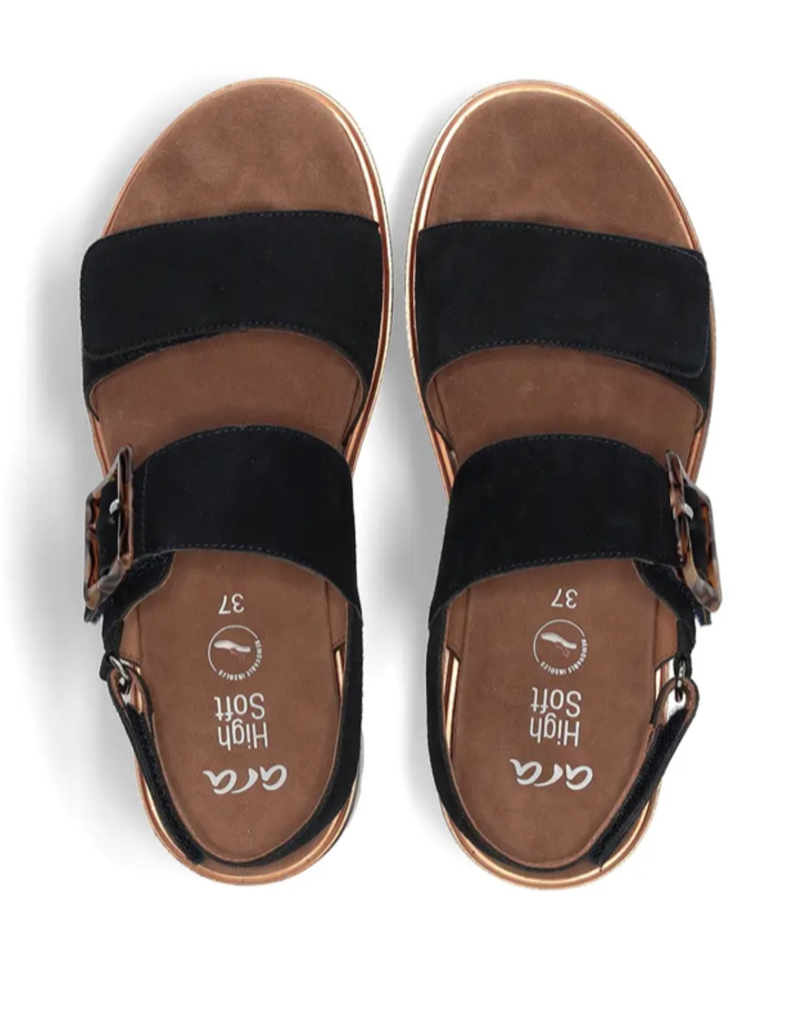 Ara Ladies Malaga Feature Buckle Sandal