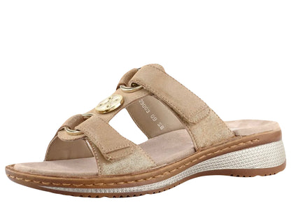 Ara Ladies Hawaii 2 Strap Mule Sandal