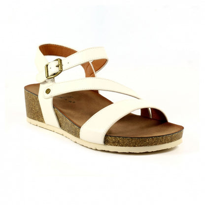 Lunar Cluster Ladies Cross Strap Wedge Sandal