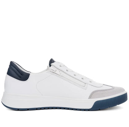 Ara Rom  Ladies High Soft Zip Side Lace Up Sneaker