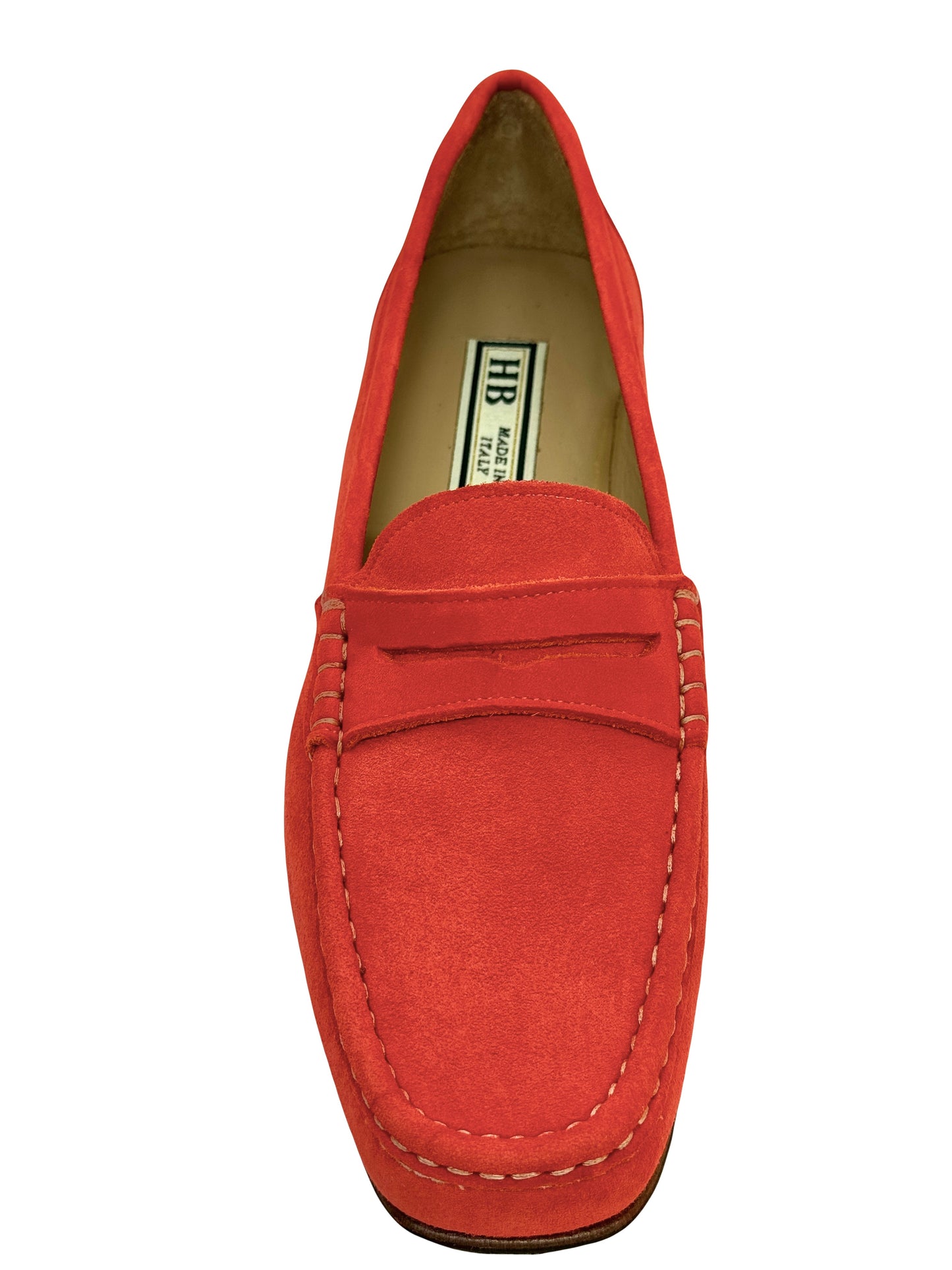 HB Ladies Suede Upper Penny Loafer