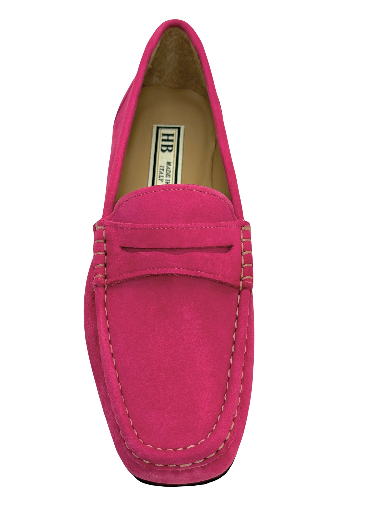 HB Ladies Suede Upper Penny Loafer