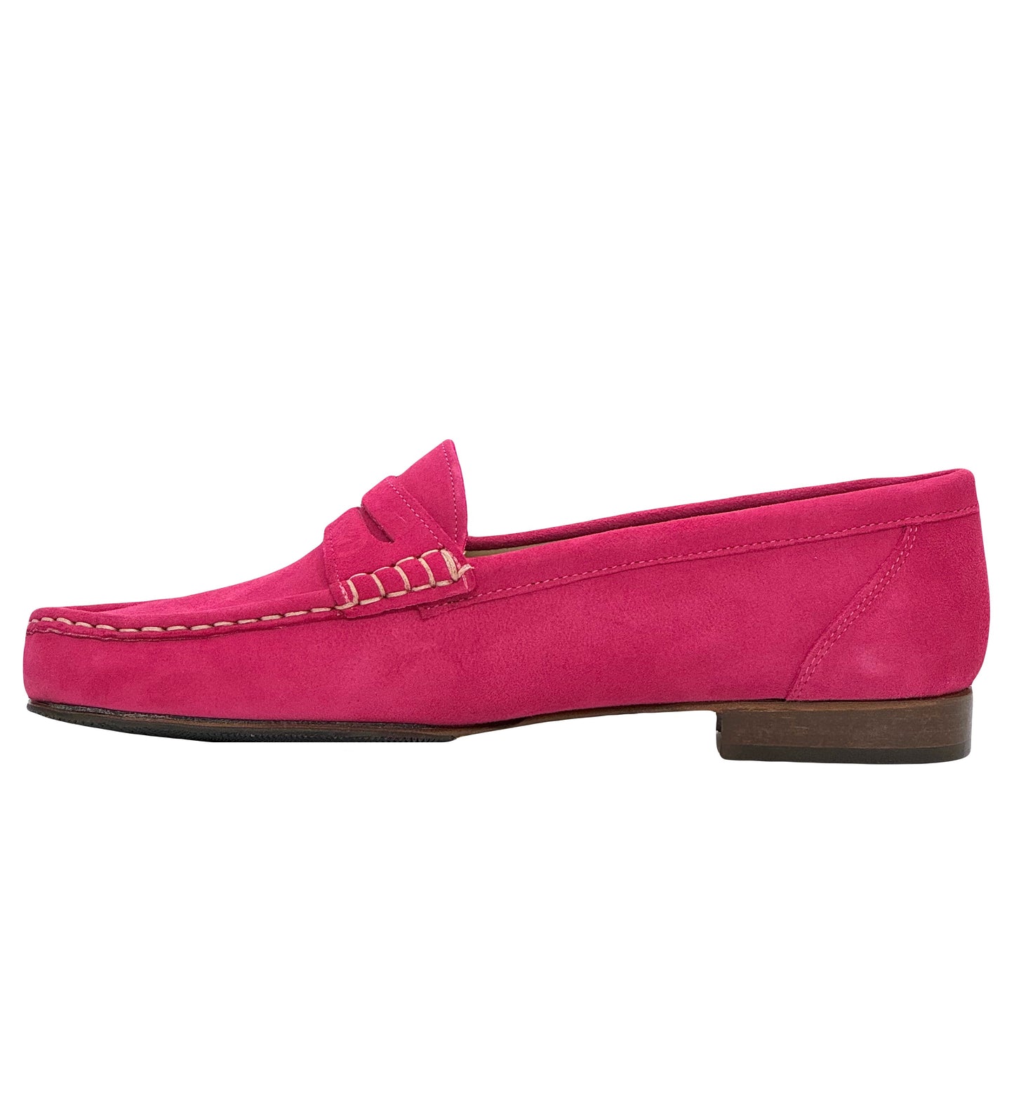 HB Ladies Suede Upper Penny Loafer