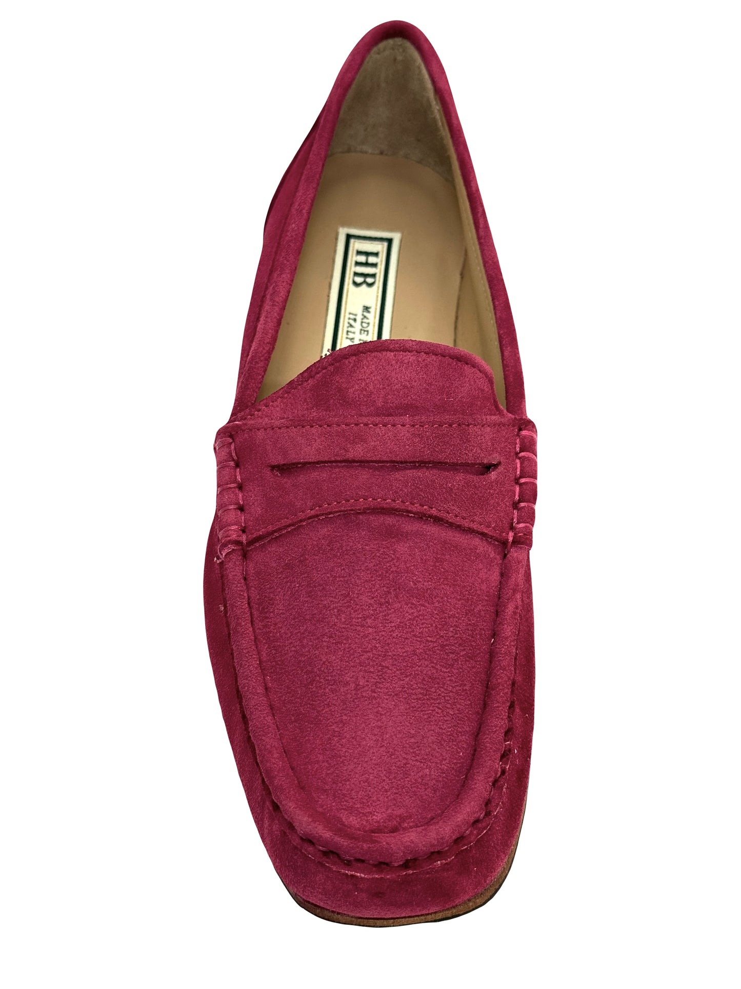 HB Ladies Suede Upper Penny Loafer