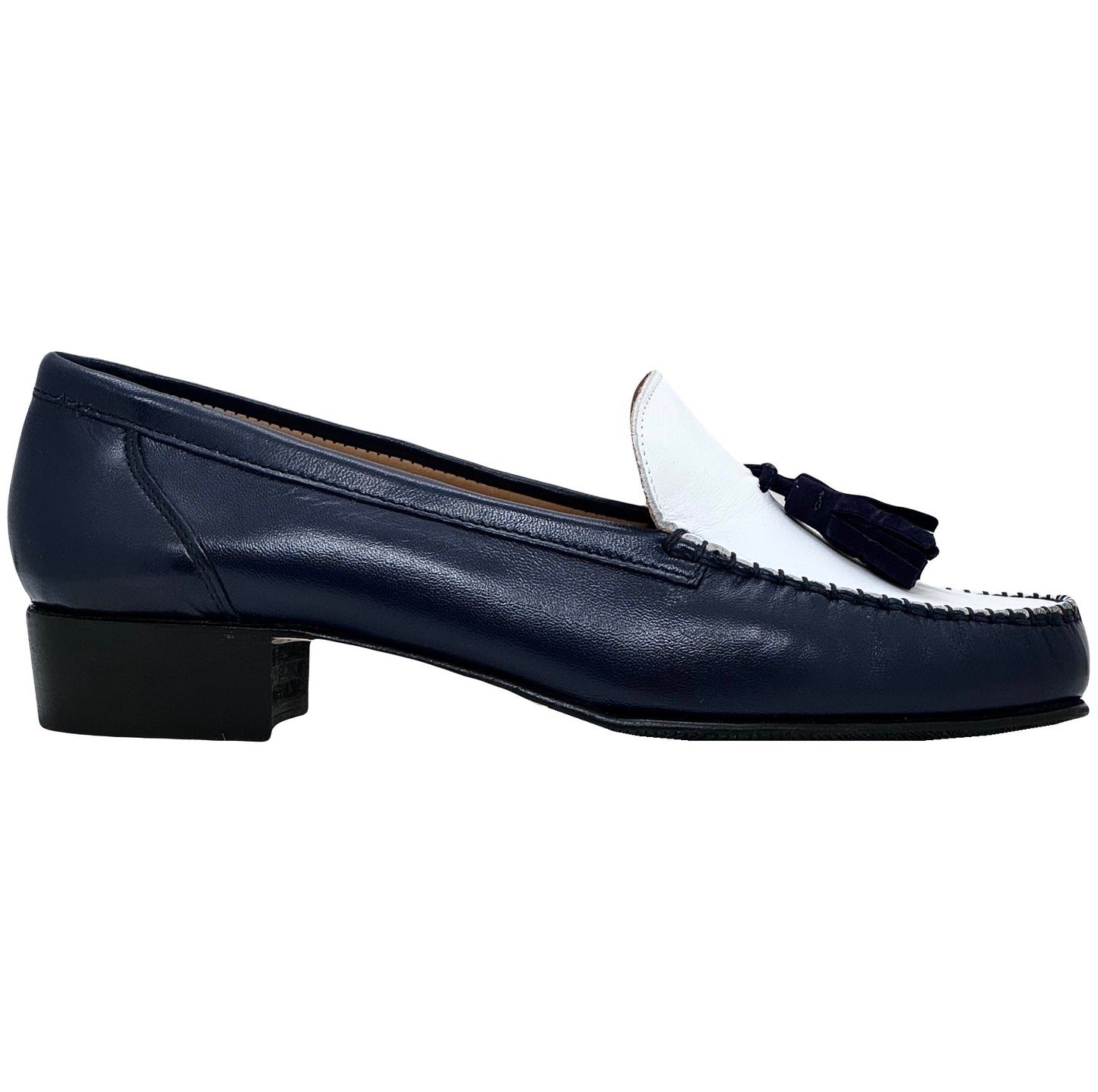 HB Ladies Leather Trim Moccasin