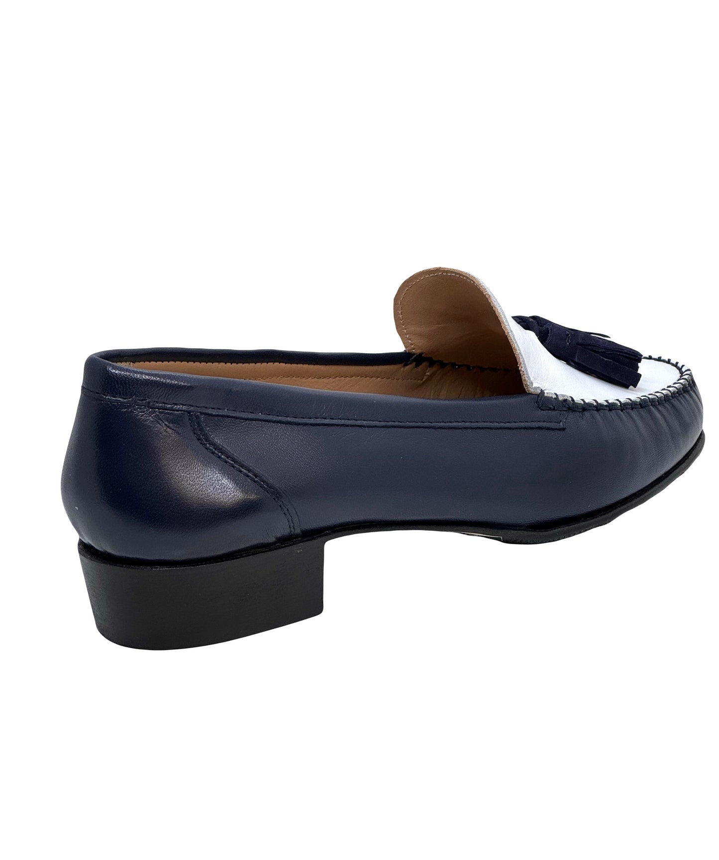 HB Ladies Leather Trim Moccasin