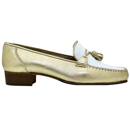 HB Ladies Leather Trim Moccasin