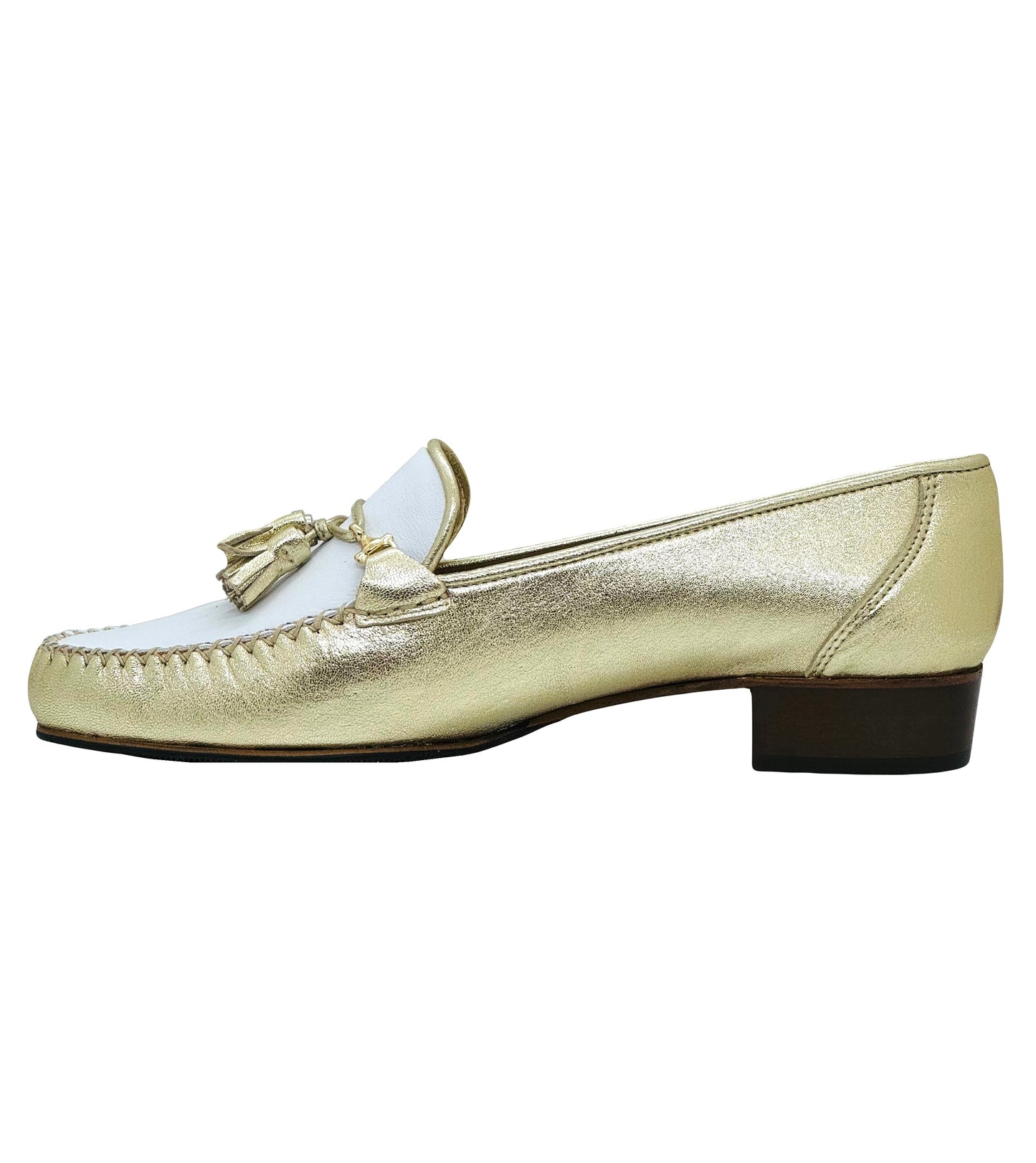 HB Ladies Leather Trim Moccasin