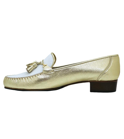 HB Ladies Leather Trim Moccasin