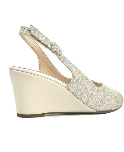 HB Ladies Wedge Heel Sling Back