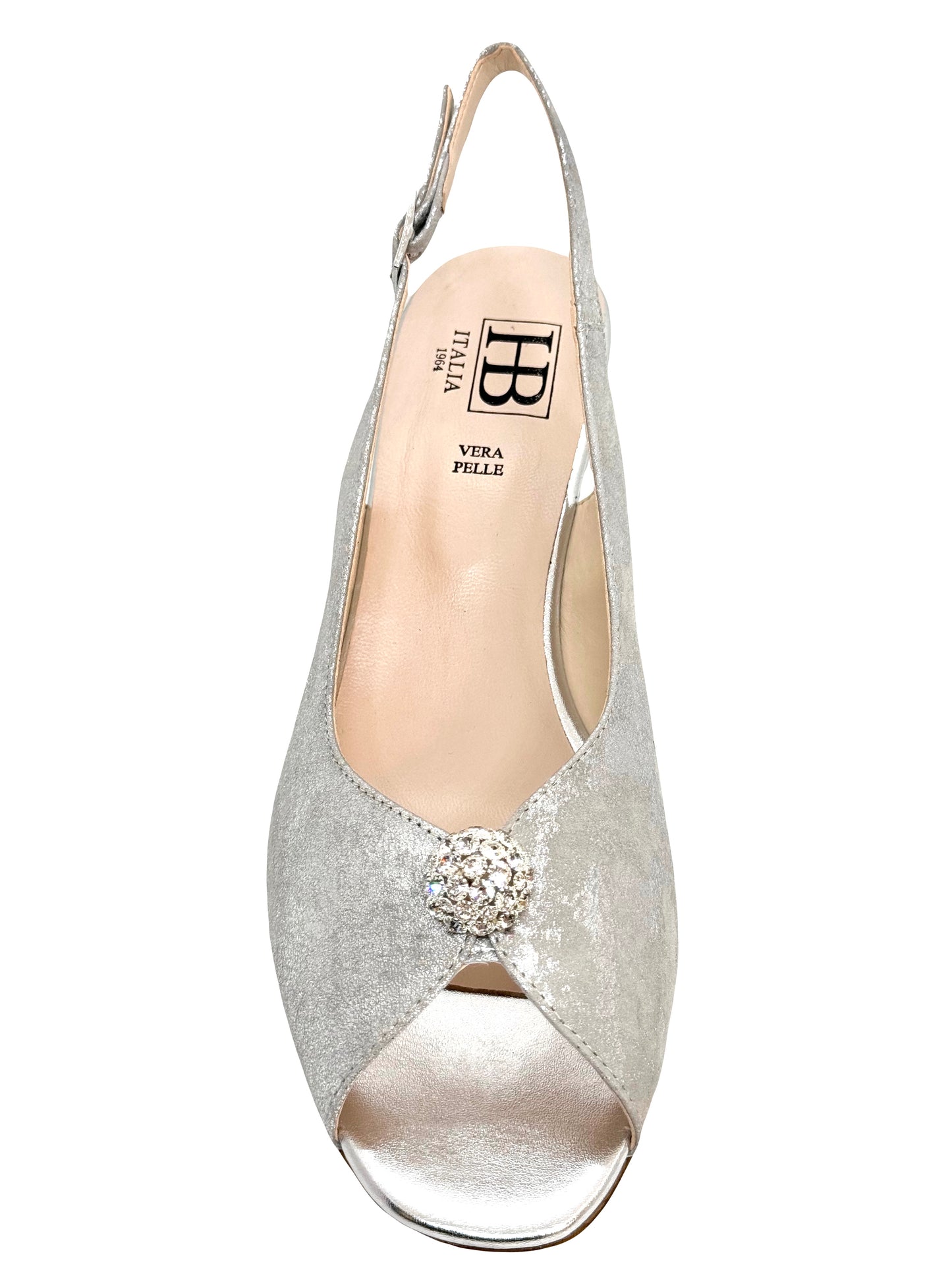 HB Ladies Wedge Diamante Trim Slingback