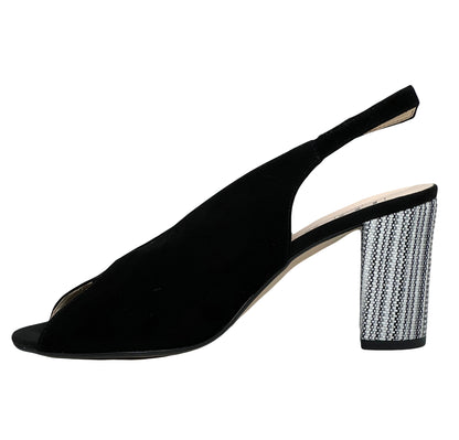 HB Sarah Ladies High Cut Block Heel Slingback