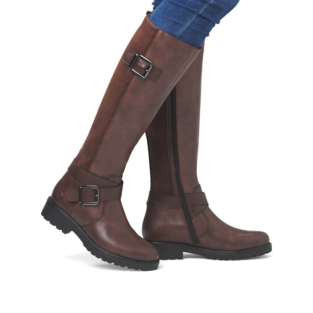 Remonte Ladies Long Buckle Boot