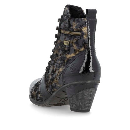 Remonte Ladies Lace Up Low Heel Ankle Boot