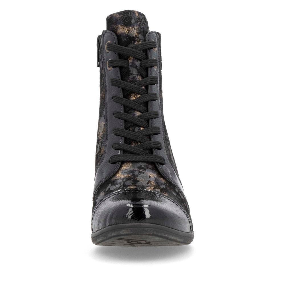Remonte Ladies Lace Up Low Heel Ankle Boot