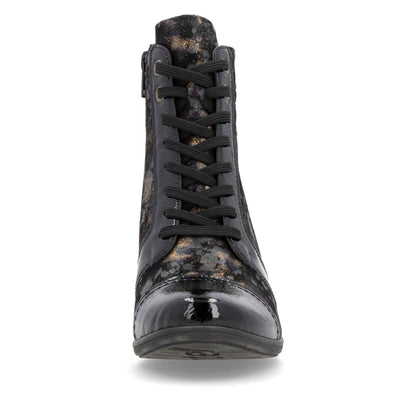 Remonte Ladies Lace Up Low Heel Ankle Boot