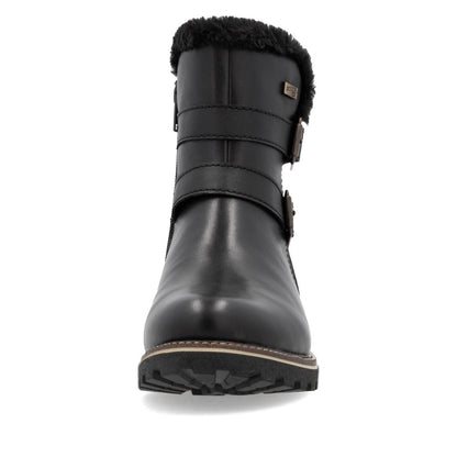 Remonte Ladies Buckle Side Warm Lined Ankle Boot